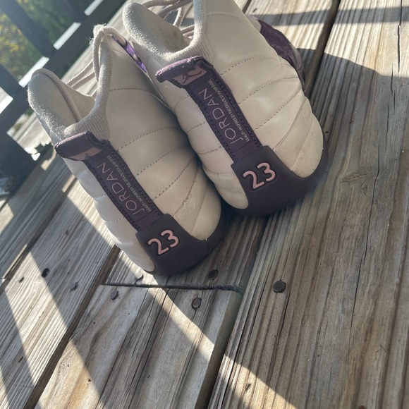 Purple and beige Jordan’s - Picture 2 of 2